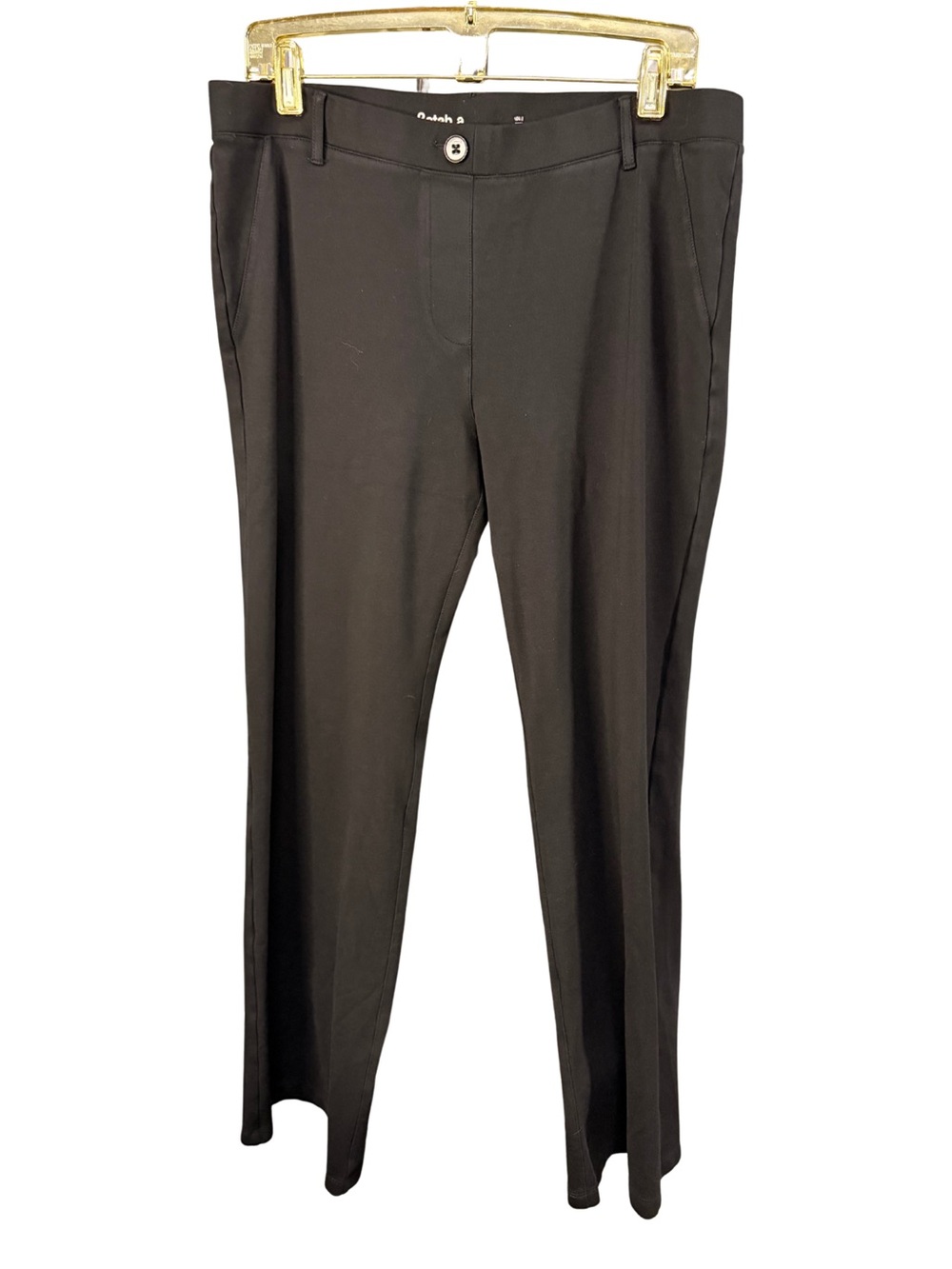 Betabrand Black Women's Dress Trousers